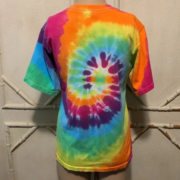 Tie Dye Keep Austin Weird Unisex T-Shirt - Picture 3 of 5